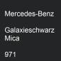 Preview: Mercedes-Benz, Galaxieschwarz Mica, 971.